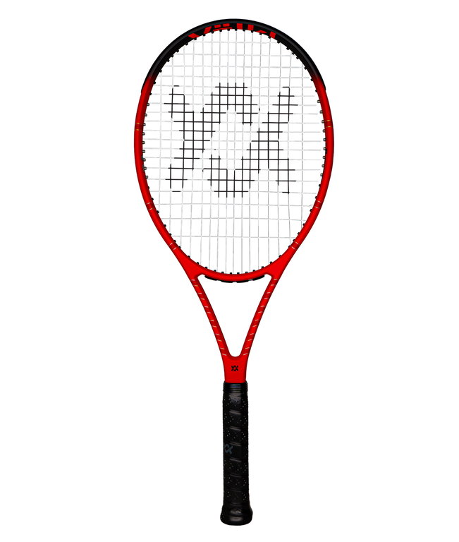 Völkl Tennisschläger Vöstra V8 100in/300g/Turnier 2024 rot - unbesaitet -